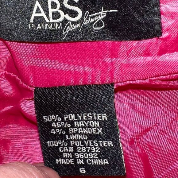 ABS Platinum polyester blend straight skirt women’s size 6 - Picture 5 of 5